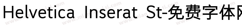 Helvetica Inserat St字体转换